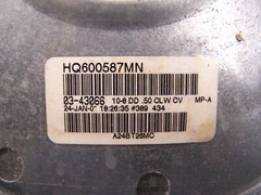 Lennox ICP Carrier Blower OEM Wheel 66J5601 600587 LA22RA014 10-8 DD .50 CLW CV