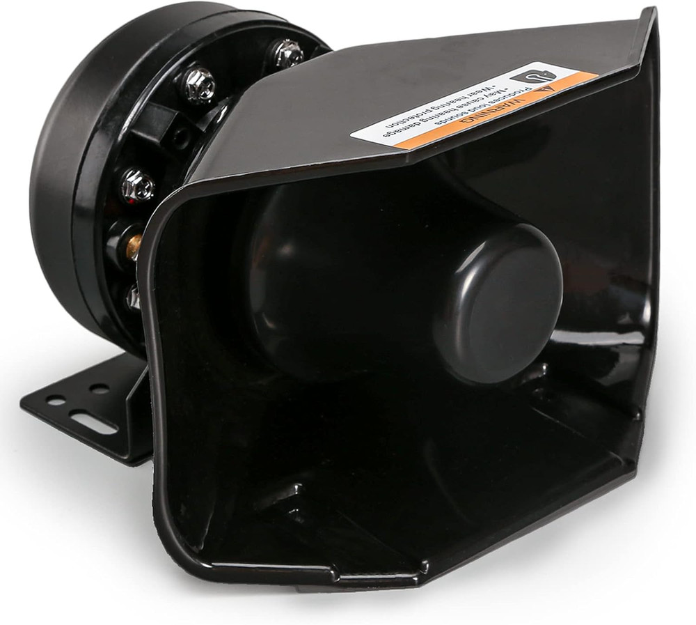 200W PA Siren Horn Speaker 180° 8 Ohms 125-135dB IP66 Waterproof for Police