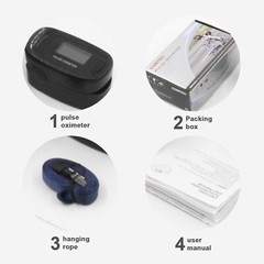 CONTEC Finger Pulse Oximeter OLED Blood Oxygen Meter Spo2 Heart Rate Monitor New