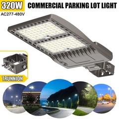 Commercial Led Parking Lot Area Lighting 320W 48000LM Street Shoebox Lights IP65