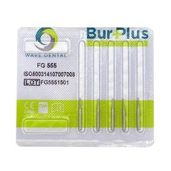 Wave Dental Carbide Burs FG 555 556 557 557L 558 High Speed Straight Fissure Bur