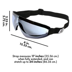Birdz Wing Blue Multi Purpose Goggles with Soft Microfiber Pouch & They Float
