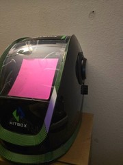 HITBOX Auto Darkening Welding Helmet HB-002 | Large View | New Open Box B21