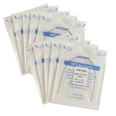 Dental Beta TMA Arch Wires Ti-Mo Alloy Rectangular Ovoid Form 17X25Upper /Lower