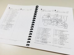 Lot International 1440 Combine Operators Parts Manuals Owners Catalog Book