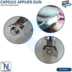 Dental Capsule Applier Applicator Fuji & SDI Compatible, Autoclavable INSTUMAX