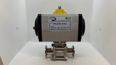 Tru-Flo MT21.S4.F05-F07.CH17 Pneumatic Valve Actuator SV61-120A-5-STD 30-120 PSI