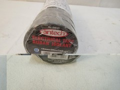 Cantech Electrical Tape Black 18mm x 20M x 7mil Pack of 12
