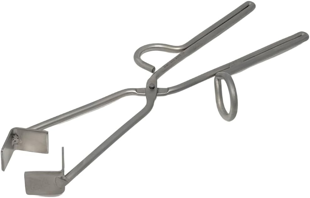 10″ Crucible Tongs For Melting Casting Gold Silver Copper, STAINLESS-STEEL CE