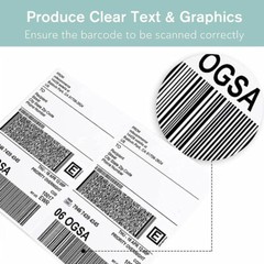 50-1000 Shipping Labels 8.5″ x 5.5″ Half Sheets Blank Self Adhesive 2 Per Sheet