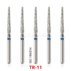 Dental Diamond Burs F High Speed Handpiece Friction Grip 5Pc/Box