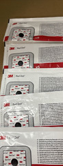 3M 2570-5 RED DOT Radiolucent Monitoring Electrode EXP 09/2025,5 of 5/ Qty 25