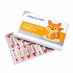 Acrylic Resin Denture Shade A1 Full Set Upper Lower Teeth Dental Use Easyinsmile