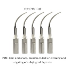 Woodpecker Dental Ultrasonic Scaler LED Handpiece DTE UDS Tips G1 P1 GD1 PD1