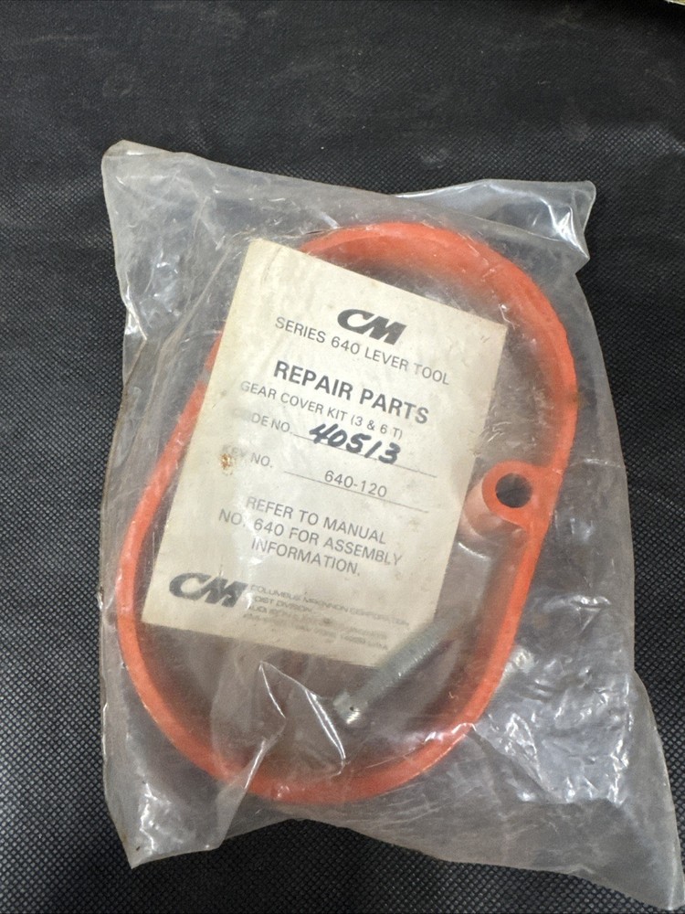 Columbus McKinnon CM Series 640 40513 640-120 Hoist Crane Lever Cap