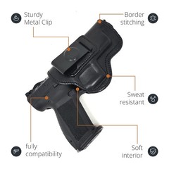 Genuine Leather Iwb Holster for Canik TP9 SFX for Tactical Handgun. Maxx Carr…
