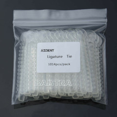 1014Pcs AZDENT Dental Orthodontic Elastic Ligature Ties Clear/Mix colors