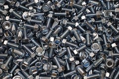 (200) Indented Hex Washer 5/16-18 x 3/4 Unslotted Bolt Machine Screw IHW Zinc