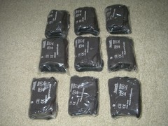 9 pairs Ansell HyFlex 11-841 Size 9 Foam Nitrile Grip Work Gloves