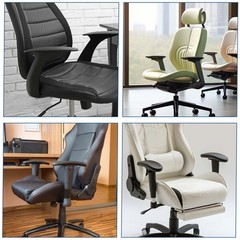 QfwdfcTrenz 1 Pair Office Chair Arm Covers Nylon Armrest Cover Black