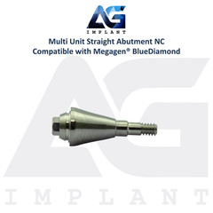 5 Straight Multi Unit Prosthetic NC X-FIT Megagen® BlueDiamond Compatible 4.8mm