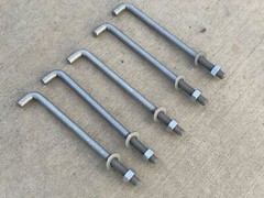 Sandbaggy 1/2″ x 8″ Threaded Concrete Anchor L-Bolts – Hot Dipped Galvanized