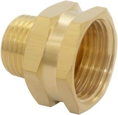 3/4″ Female GHT Thread x 1/2″ Male NPT Thread Brass Pipe Fittings Adapter