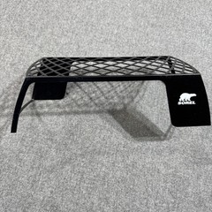 Sorel Shoe Stand Store Display Metal Black Grate Top Retail Graphic Logo