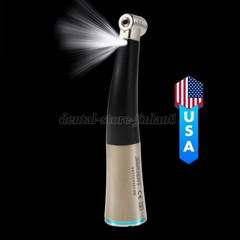 Dental 1:1 Fiber Optic Contra Angle Internal Spray / Diamond Polishing Wheels US