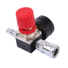 1/4″ 175PSI Air Pressure Regulator For Air Compressor System Pressure Gauge