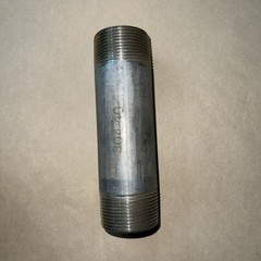 304-40 Stainless Steel Male Pipe Nipple 5-1/2″ OVER-ALL LENGTH x 1-1/2″ MNPT