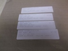 Aluminum Round Shim Kit Red 002 988-177-05-002 Blue .005 Brown .010 Yellow .020