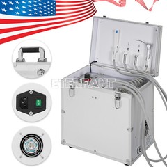 Portable Dental Unit System/Delivery Unit Air Compressor Suction System 4Hole US