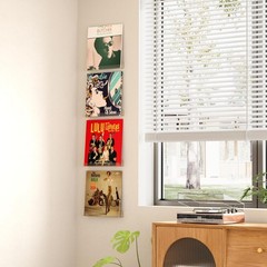 Vinyl Record Display Wall Mount Album Storage for 12 Inch Frame Display With …