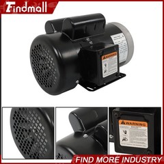 5HP Electric Motor 3450RPM Single Phase 208-230V 56C Frame 5/8″ Shaft 60HZ TEFC