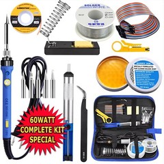Soldering Iron Flux Paste Pump Wire Tips Holder Combo SMD BGA Electronics