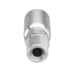 12 Pack 1/2″ NPTF Hydraulic Hose End Fittings, 1/2″ I.D. Hose x 1/2″ NPTF Male