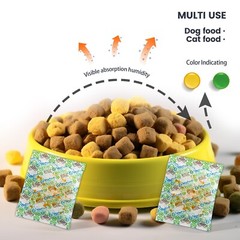 10 Gram Food Safe Desiccant Pack, Indicating Silica Gel Packet Moisture Absorber