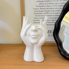 1 pc Creative Body Shape Pen Holder Desk Organizer Makeup Brush Stand