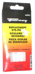 Forney Clear Replacement Lens Pair 50 mm for Round Welding Goggles – 56901