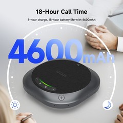 SVBONY Bluetooth Speaker Conference Microphone AI Noise Reduction 18H Call Time