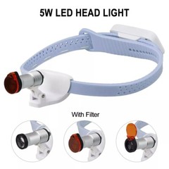 Dental Wireless 5W LED Headlight ENT Medical Surgical Headband Head Light Lamp
