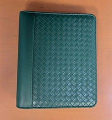 Classic Franklin Covey Woven Binder | Hunter Green | 1.5” Rings