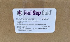 RediSep Gold High Performance Silica Gel Chromatography Flash Columns 220g PK /4
