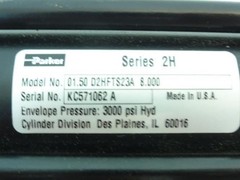 186483 New-No Box; Parker 01.50D2HFTS23A8.000 Hydraulic Cylinder 1.5″ Bore 8″ St