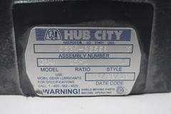 Hub City 214 0230-02568 Right Angle Gear Reducer 5/8in 7/8in 15:1
