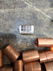 (LOT OF 149) 3/8″ Copper Sweat Fittings Solder Tees, Elbow, Coupler, Cap Nibco