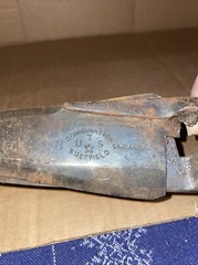 Vintage UTS Combination Sheep Wool Shears #71 Sheffield England Rusty Primitive