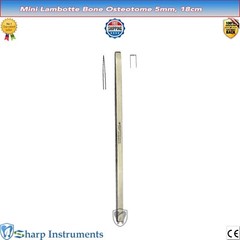 Mini Lambotte Bone Osteotome 5mm Blade, 18 cm Orthopaedic Chisel Surg Instrument