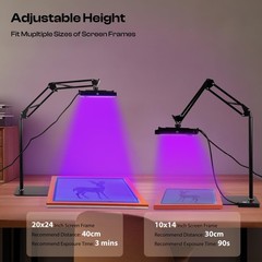 100W LED Exposure Unit for Screen Printing, UV Screen Printing Light with Adjust